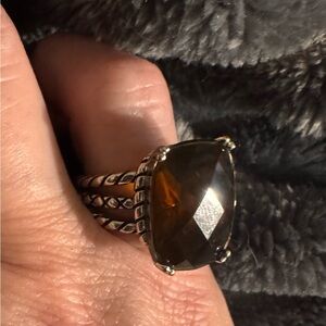 Premier Designs Brown Gemstone Ring
